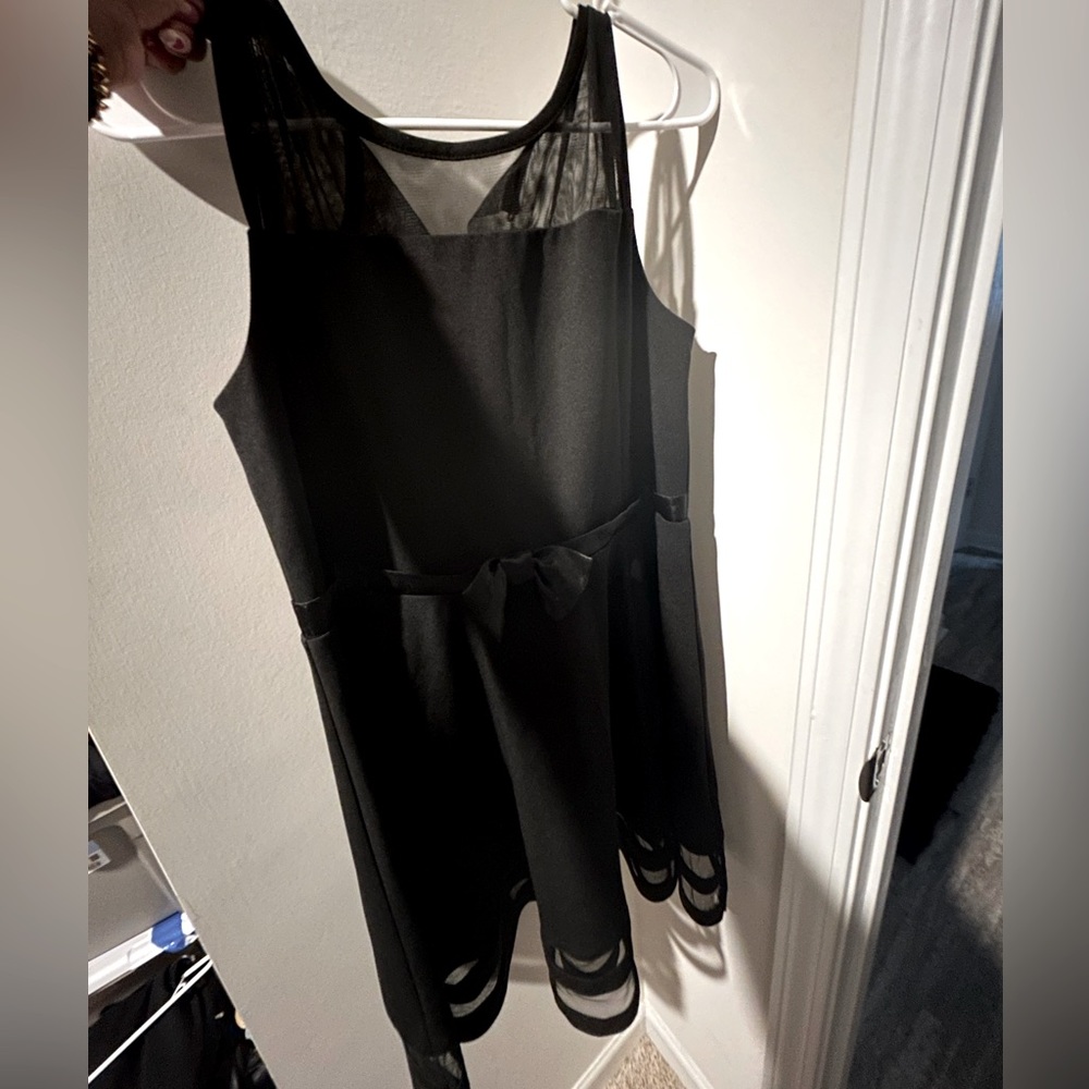 Big Girl’s Black Semi Formal Dress